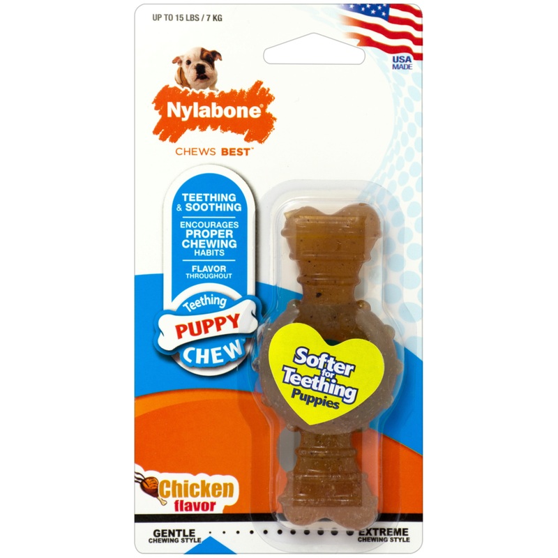 Nylabone Puppy Chew Ring Bone