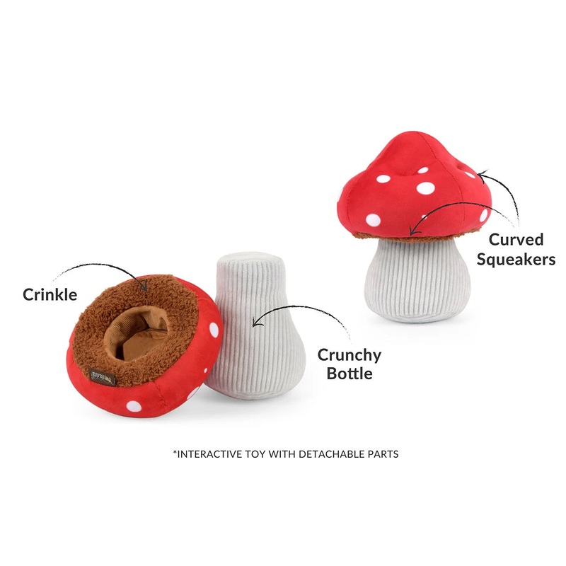 Blooming Buddies Mutt Mushroom Dog Toy