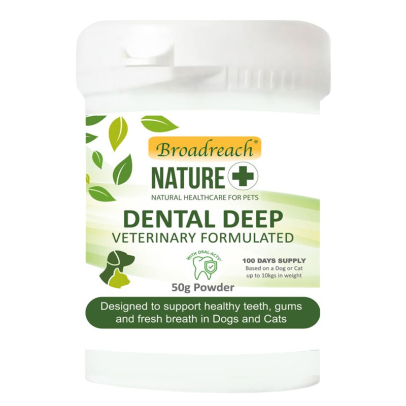 Broadreach Nature Dental Deep Care Powder for Dogs & Cats