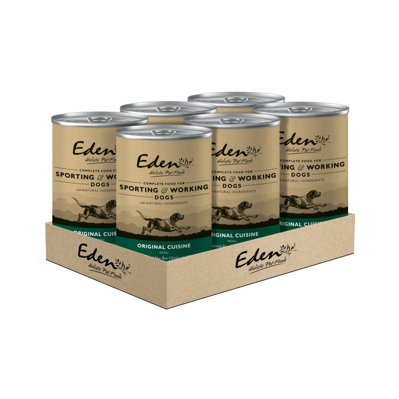 Eden Wet Food for Sporting & Working Dogs: Original 6x400g