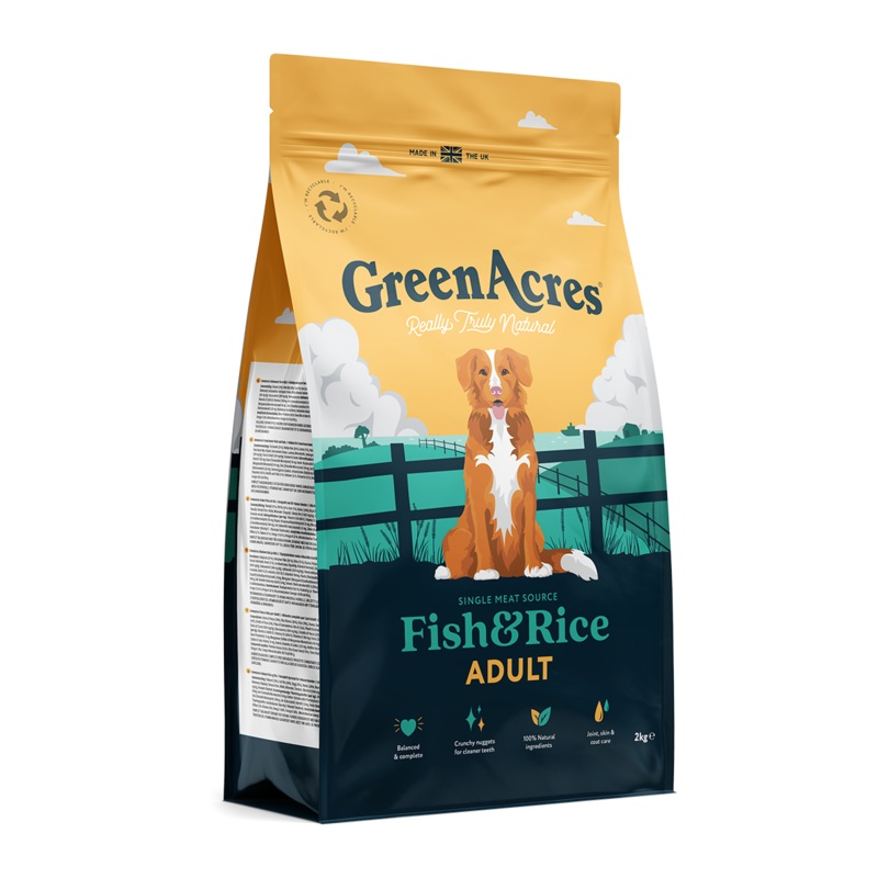 GreenAcres Fish & Rice Adult Dry Dog Food