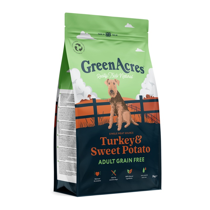 GreenAcres Grain-Free Turkey Adult Dog Food