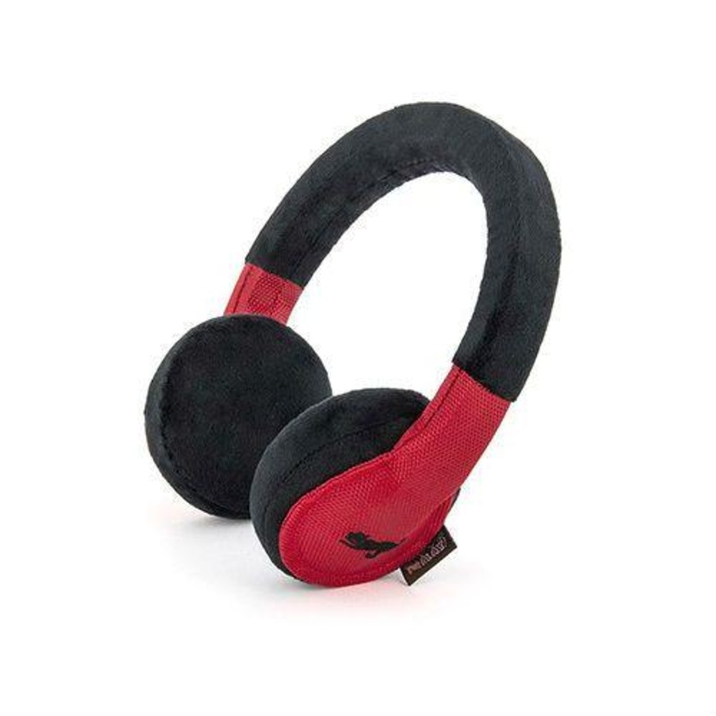 Headphones Plush Dog Toy - By P.L.A.Y