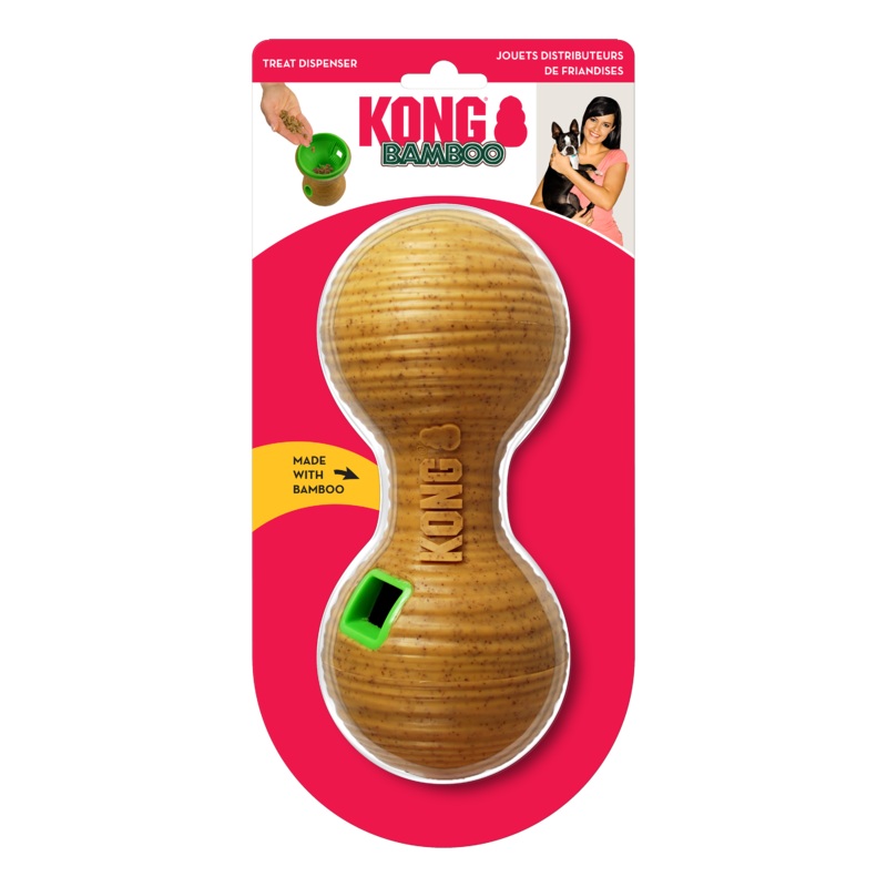 KONG Bamboo Feeder Dumbbell Medium