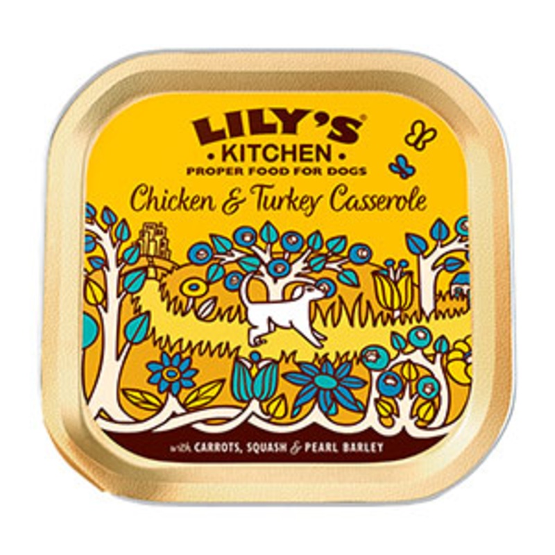 Lily's Kitchen Adult Chicken & Turkey Casserole Complete Wet Dog Food (10 x 150 g)