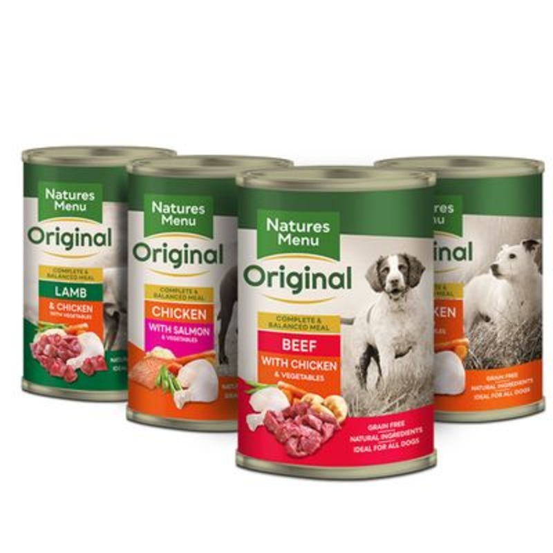 Natures Menu Mixed Multipack Wet Dog Food Cans - 12 x 400G