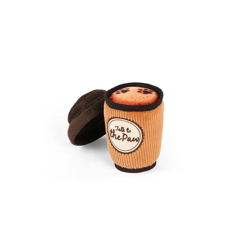 Pup Cup Cafe Latte To Go Dog Toy By P.L.A.Y