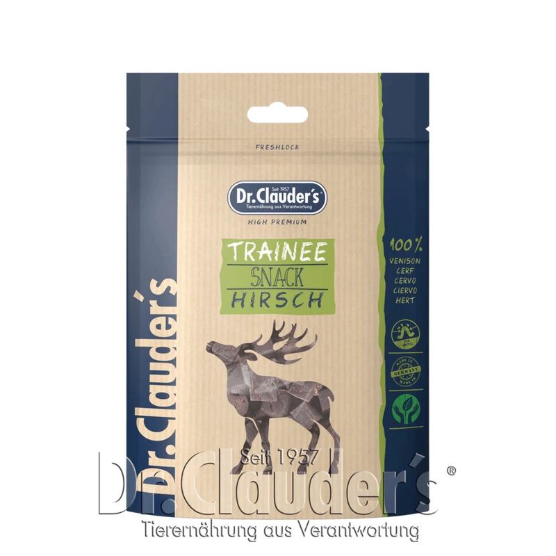 Dr Clauder's Trainee Snacks Venison 80g