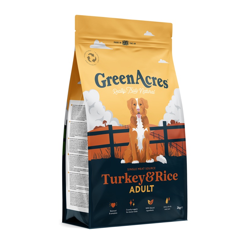 GreenAcres Turkey & Rice Adult Dry Dog Food