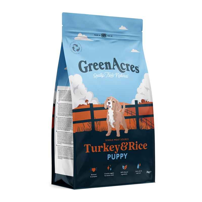 GreenAcres Turkey & Rice Puppy Dry Dog Food