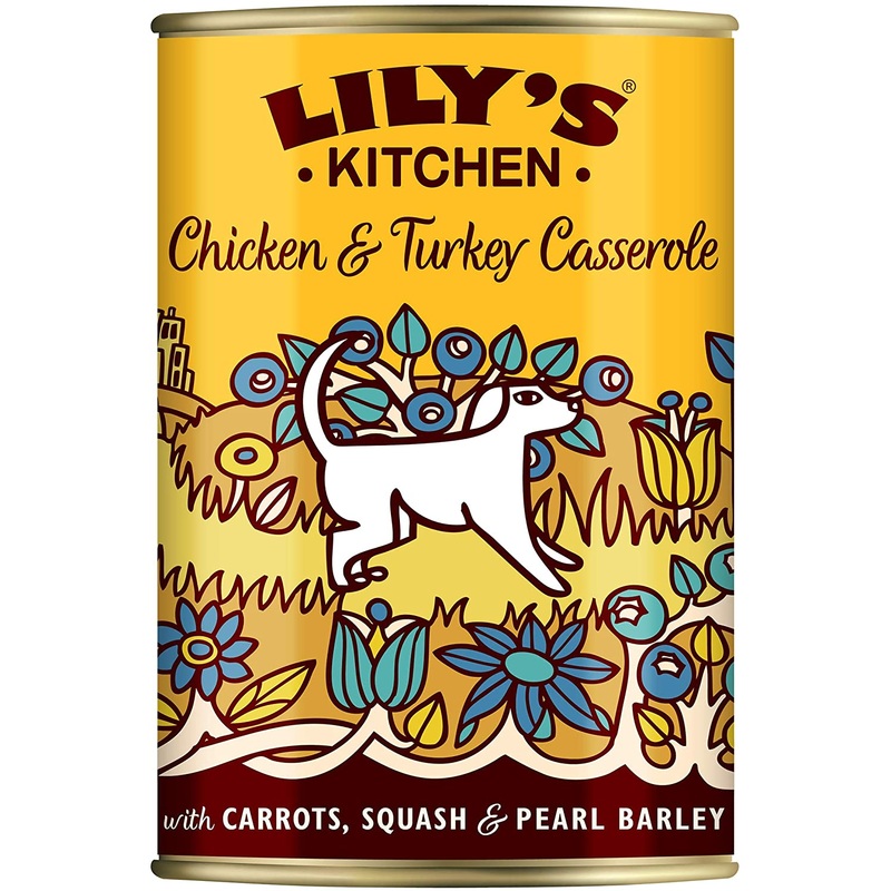 Lily's Kitchen Adult Chicken & Turkey Casserole Wet Dog Food (6 x 400 g)