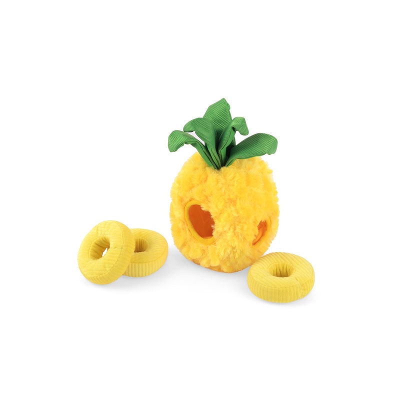 Tropical Paradise Paws Up Pineapple Dog Toy By P.L.A.Y
