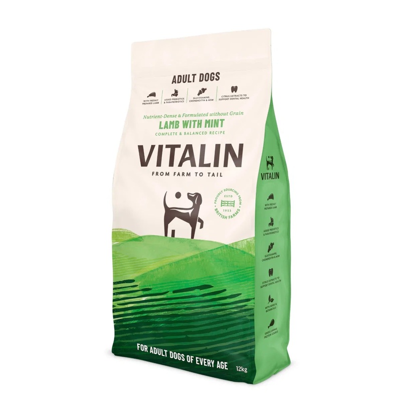Vitalin Adult Lamb and Mint Dog Food