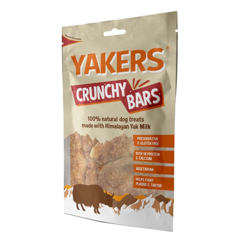 Yakers Crunchy Bars Dog Treats