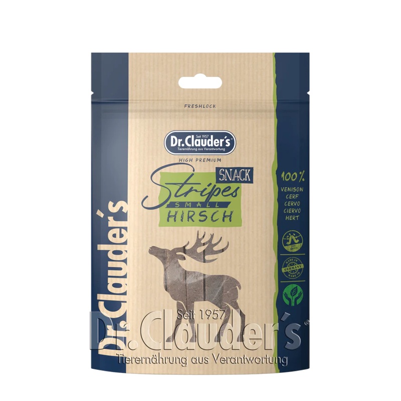 Dr Clauder's Venison Fillet Strips 80g