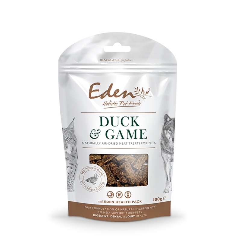 Eden Duck & Game Treats for Dogs & Cats 100g