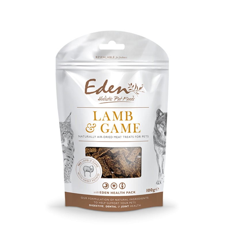 Eden Lamb & Game Treats for Dogs & Cats 100g