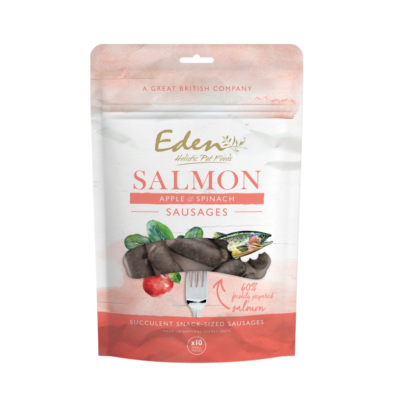 Eden - Salmon, Apple & Spinach Sausages 10pc