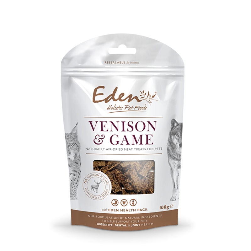 Eden Venison & Game Treats for Dogs & Cats 100g