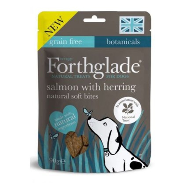 Forthglade National Trust Hand Baked Soft Bite Mini Treats Salmon & Herring 90g