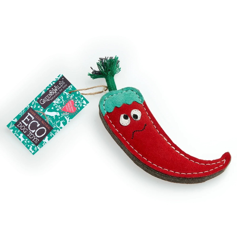 Green & Wild's - Chad the Red Hot Chilli Pepper Dog Toy
