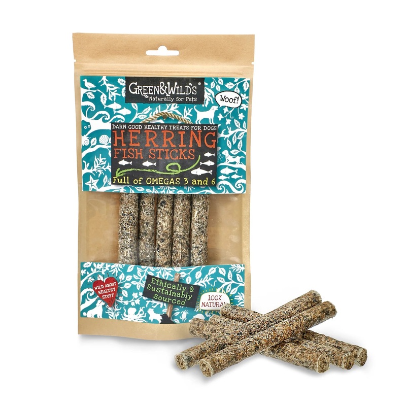 Green & Wild's Herring Fish Sticks 100g