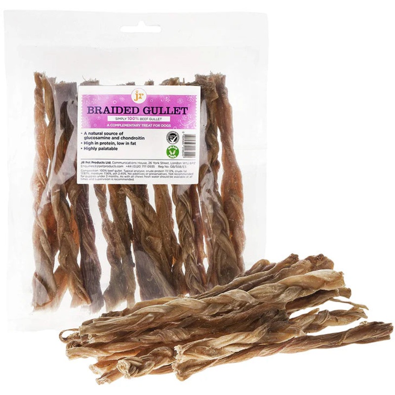 JR Pet Products - Braided Beef Gullet