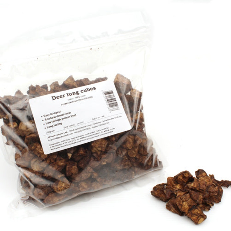 JR - Venison Lung Cubes 200g