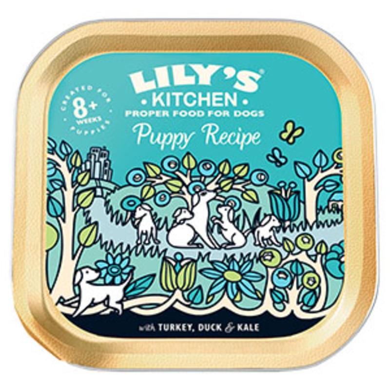 Lily's Kitchen Puppy Recipe With Turkey, Duck and Kale Wet Dog Food (10 x 150 g)