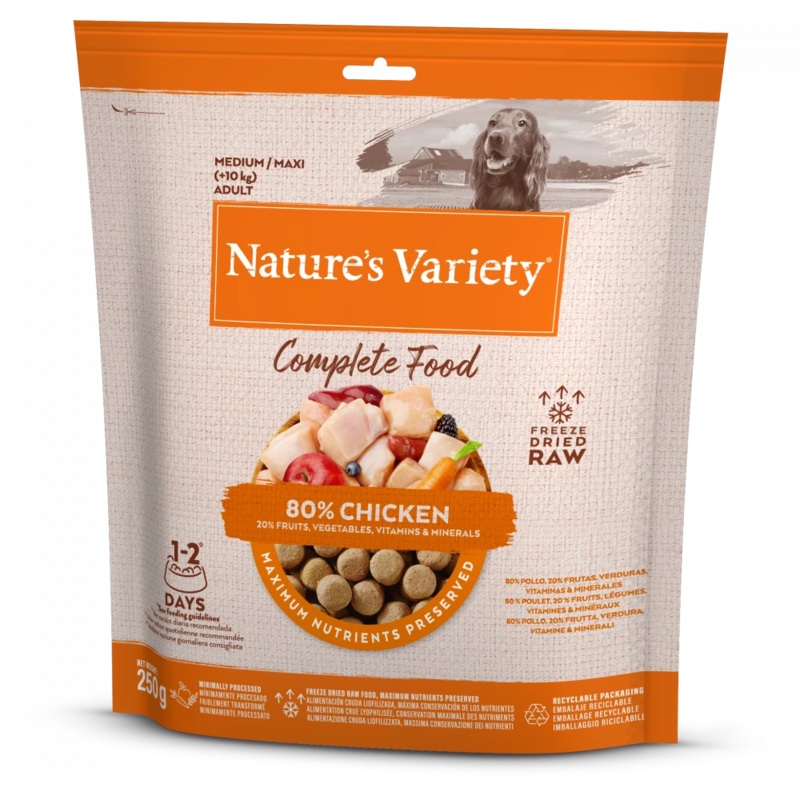 Nature's Variety Complete Freeze Dried Chicken Dog Food