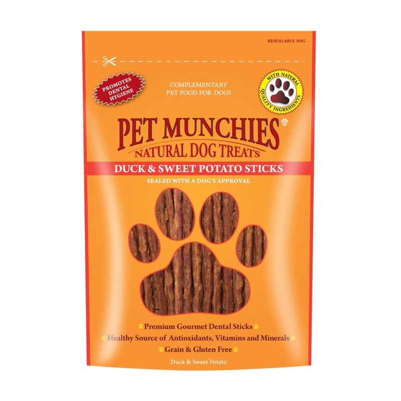 Pet Munchies Duck & Sweet Potato Sticks 90g