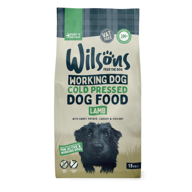 Wilsons - Lamb Cold Pressed Working Dog Food 15kg