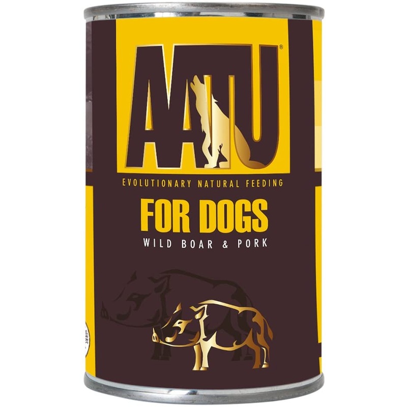AATU 90/10 Wild Boar & Pork Tins (6x400 g)