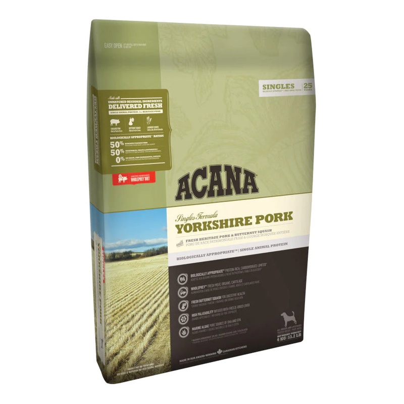 Acana Yorkshire Pork Adult Dog Food 11.4Kg
