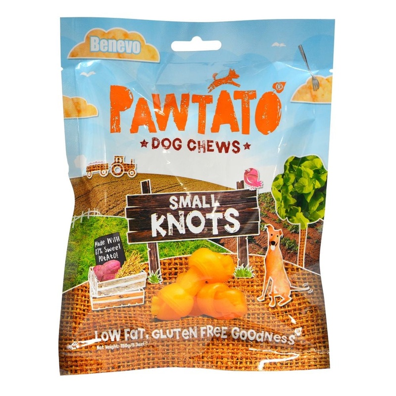 Benevo Pawtato Knots Dog Treats Sweet Potato & Rice
