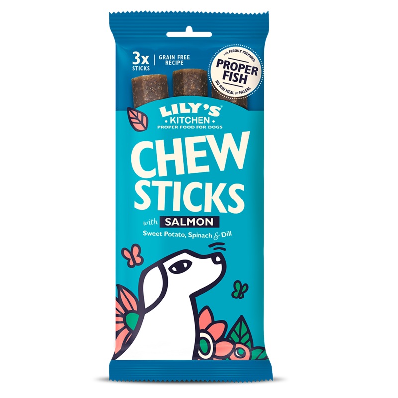 Lily's Kitchen - Chew Sticks with Salmon 120g