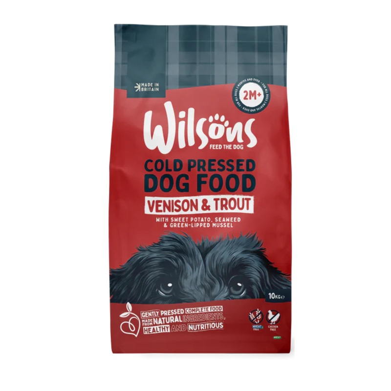 Wilsons - Highland Venison & Trout Premium British Cold Pressed Dog Food