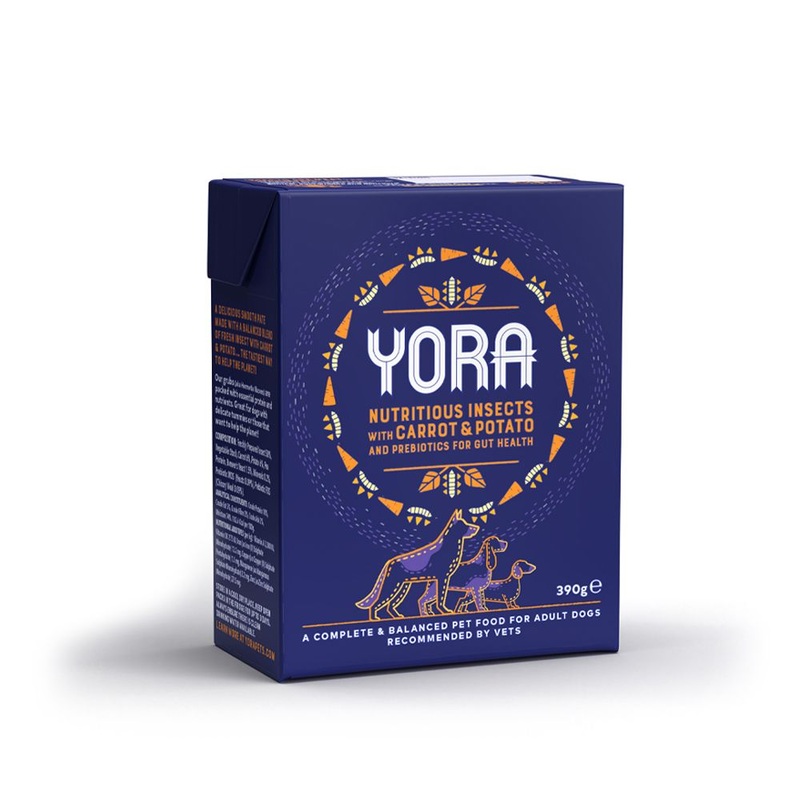 Yora Pt Carrot & Potato Insect Protein Dog Food 390g