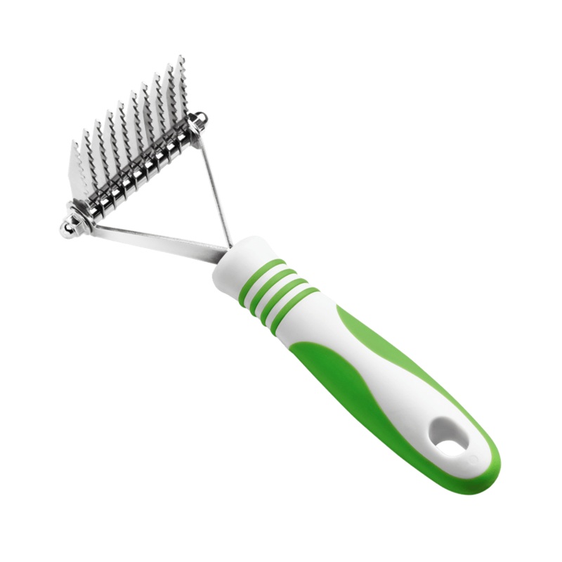 Andis Dematting Rake - White / Lime Green