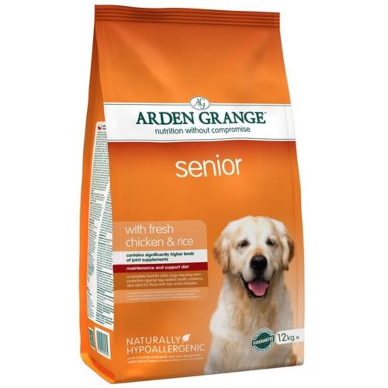 Arden Grange Senior Dry Dog Food with Fresh Chicken and Rice