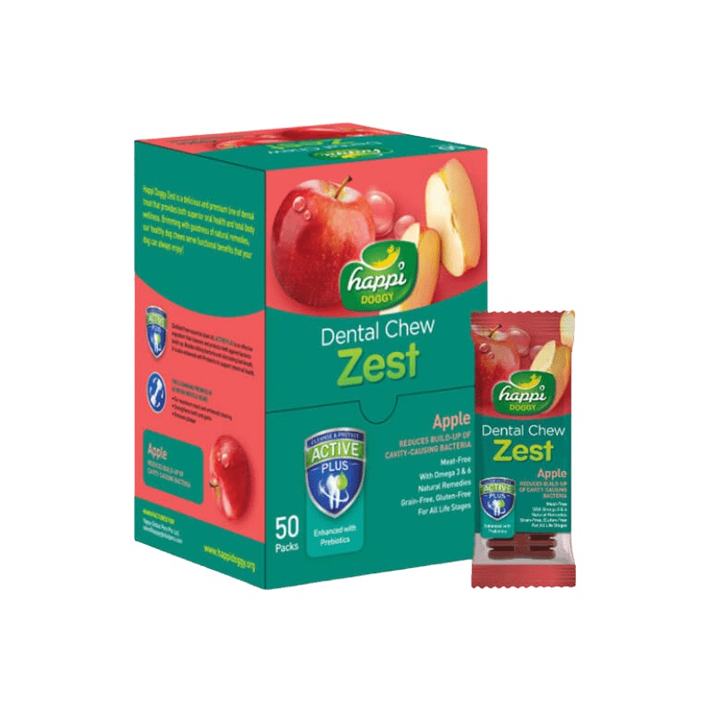 Happi Doggy Dental Chew Zest - 4''