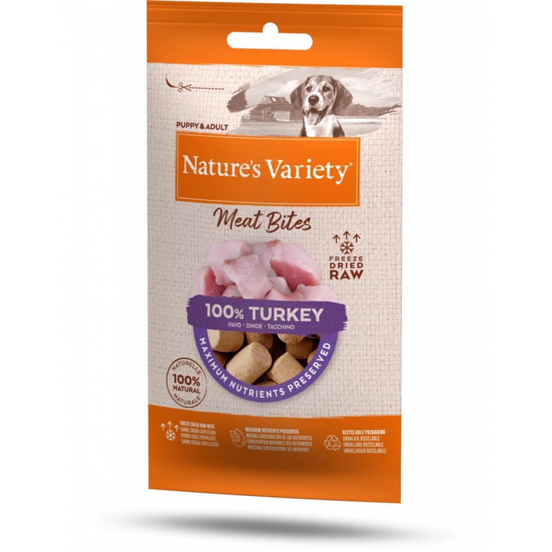 Natures Variety Freeze Dried Turkey Treats 20g