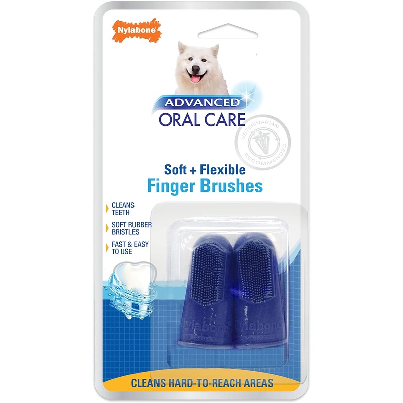 Nylabone Advanced Oral Care Finger Brush 2Ct