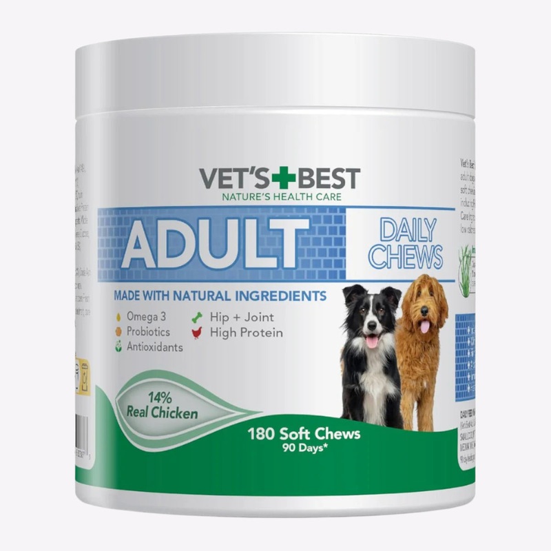 Vets Best Daily Chews (180 Soft Chews)  Adult