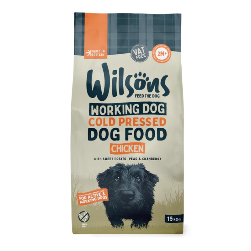 Wilsons - Chicken Cold Pressed Working Dog Food 15kg