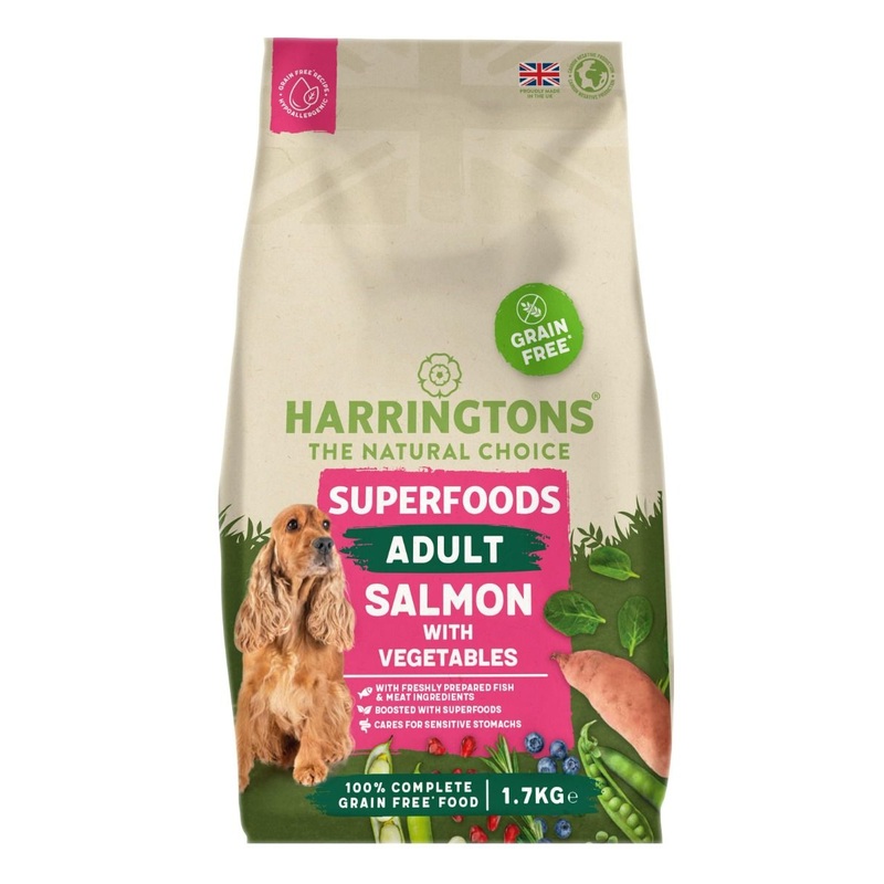 Harringtons Superfoods Salmon with Vegetables Adult Dry Dog Food
