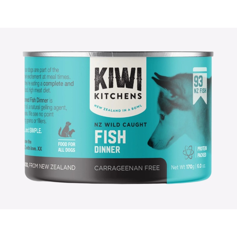 Kiwi Kitchens Wild Caught Fish Dinner Canned Wet Dog Food
