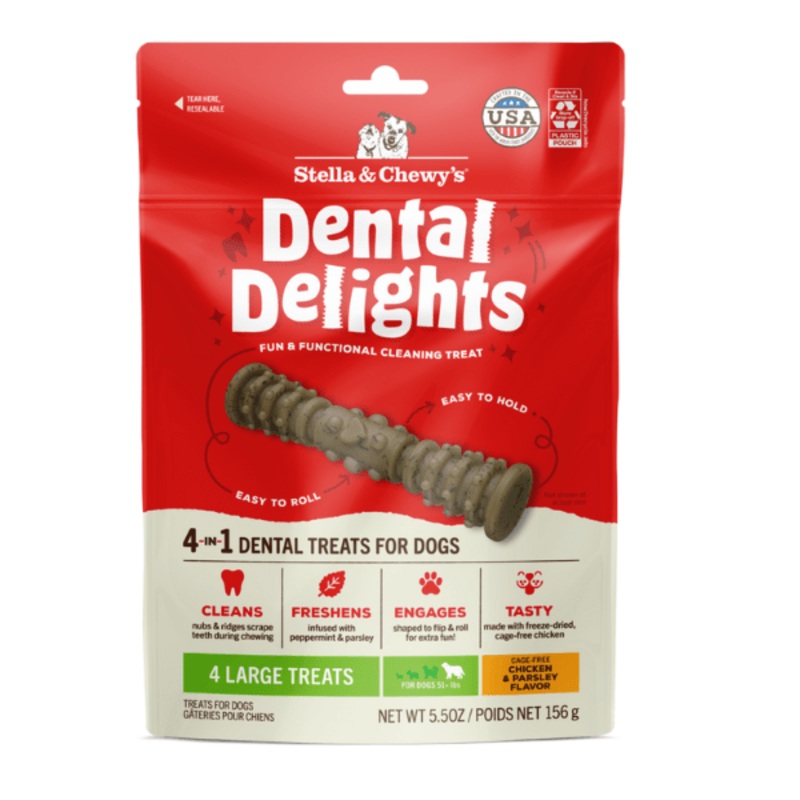 Stella & Chewys Dental Delights Large -4 ct