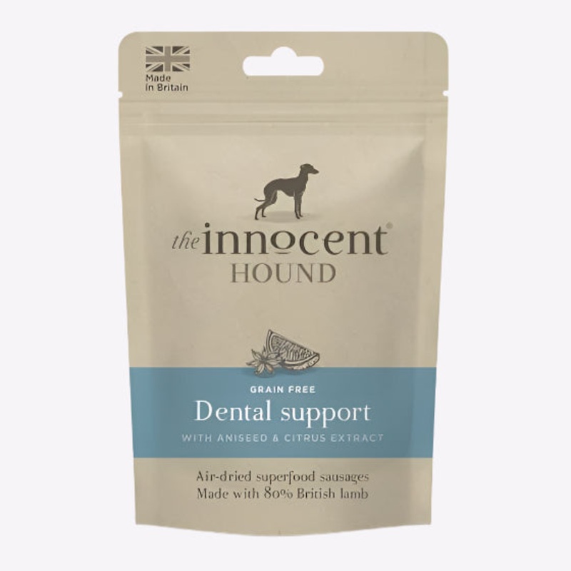 The Innocent Hound Dental Support British Lamb Aniseed & Citrus Exract Dog Sausages 5 pcs/Pack