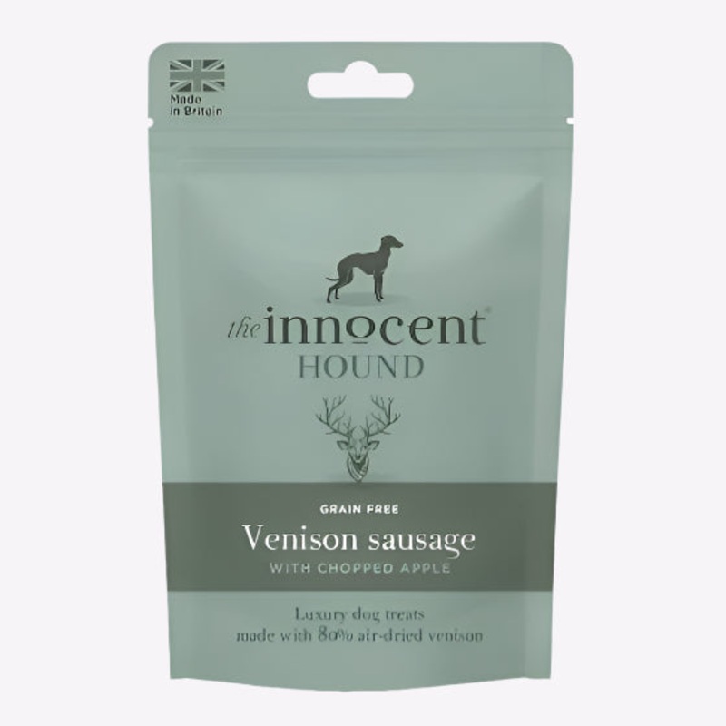 The Innocent Hound Venison with Chopped Apple Dog Sausages - 7pcs/Pouch